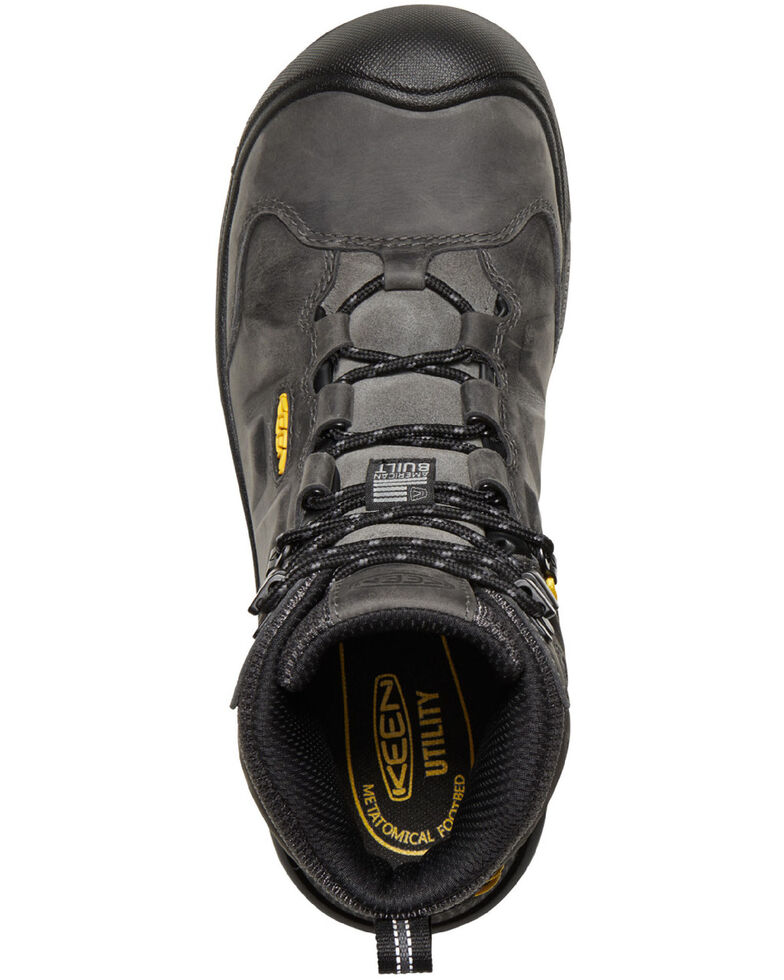 black keen work boots