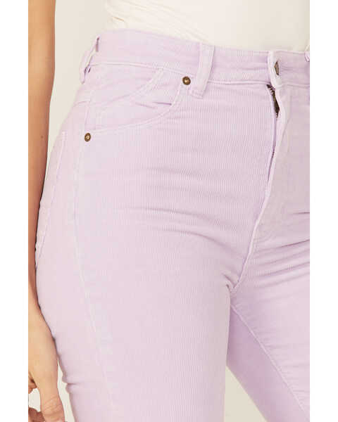 Rolla Women's Corduroy Eastcoast Flare Jeans, Lavender, hi-res