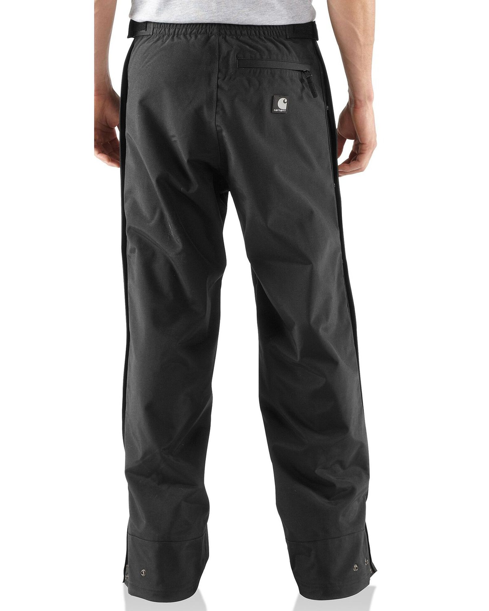 Image #3 - Carhartt Men's Shoreline Work Pants - Tall, Black, hi-res