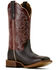 Image #1 - Ariat Women's County Lane Western Boots - Broad Square Toe, Chocolate, hi-res