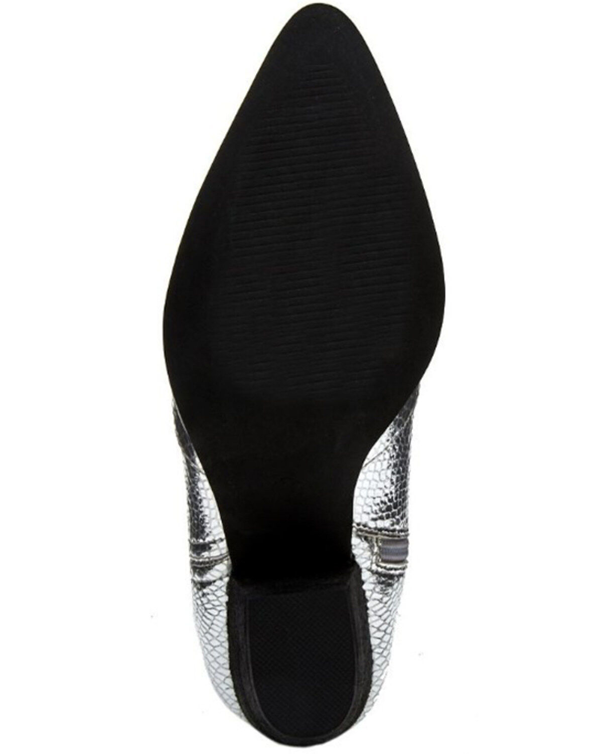 Image #7 - Matisse Women's Bambi Western Booties - Round Toe, Silver, hi-res