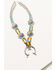 Shyanne Women's Chunky Silver Squash Blossom Conchos Necklace, Silver, hi-res