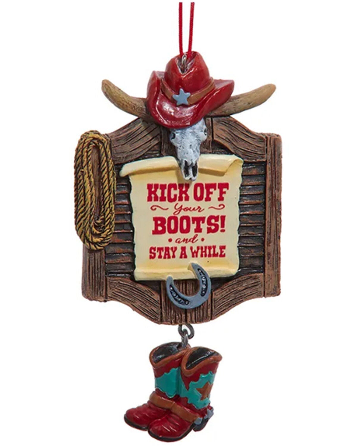 Kurt Adler Western Saloon Ornament, Multi, hi-res