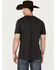 Image #4 - RANK 45® Men's Flag Logo Short Sleeve Graphic T-Shirt, Charcoal, hi-res