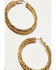Image #2 - Shyanne Women's Rosa Lane Hoop Earrings, Gold, hi-res