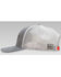 Image #3 - Ropesmart Men's Light Gray Serape Embroidered Diamond Patch Mesh-Back Ball Cap, Grey, hi-res