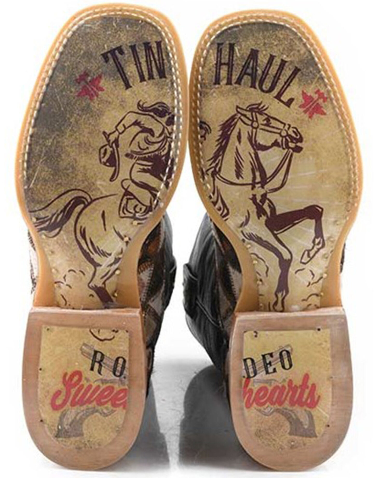 Product Name Tin Haul Women's Shaggy Diamonds Western Boots Broad