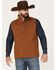 Image #1 - Ariat Men's Logo 2.0 Softshell Vest, Chestnut, hi-res