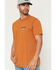 Image #3 - Brixton Men's Roughstock Short Sleeve Graphic T-Shirt, Orange, hi-res