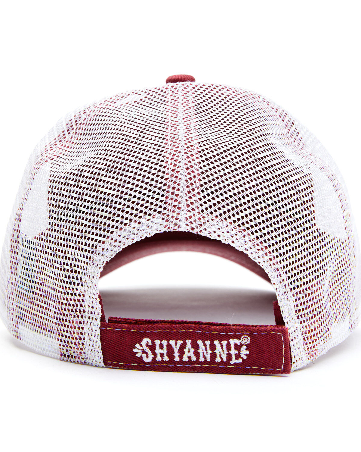 Image #3 - Shyanne Women's I Love America Embroidered Mesh-Back Ball Cap , Red, hi-res