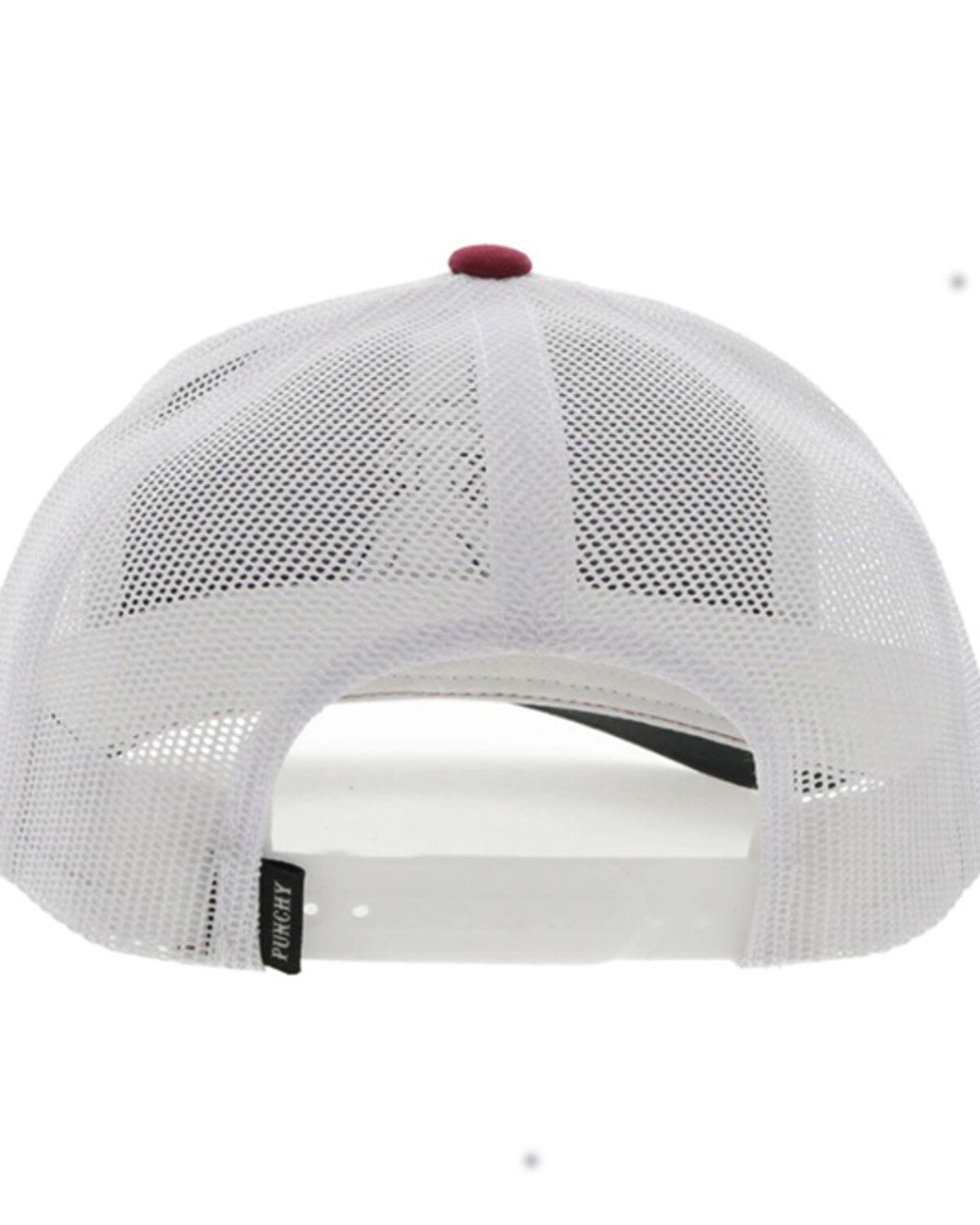 Image #2 - Hooey Men's Punchy Logo Embordered Trucker Cap, Maroon, hi-res
