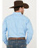 Image #4 - Cinch Men's Geo Print Long Sleeve Button Down Stretch Western Shirt, Blue, hi-res