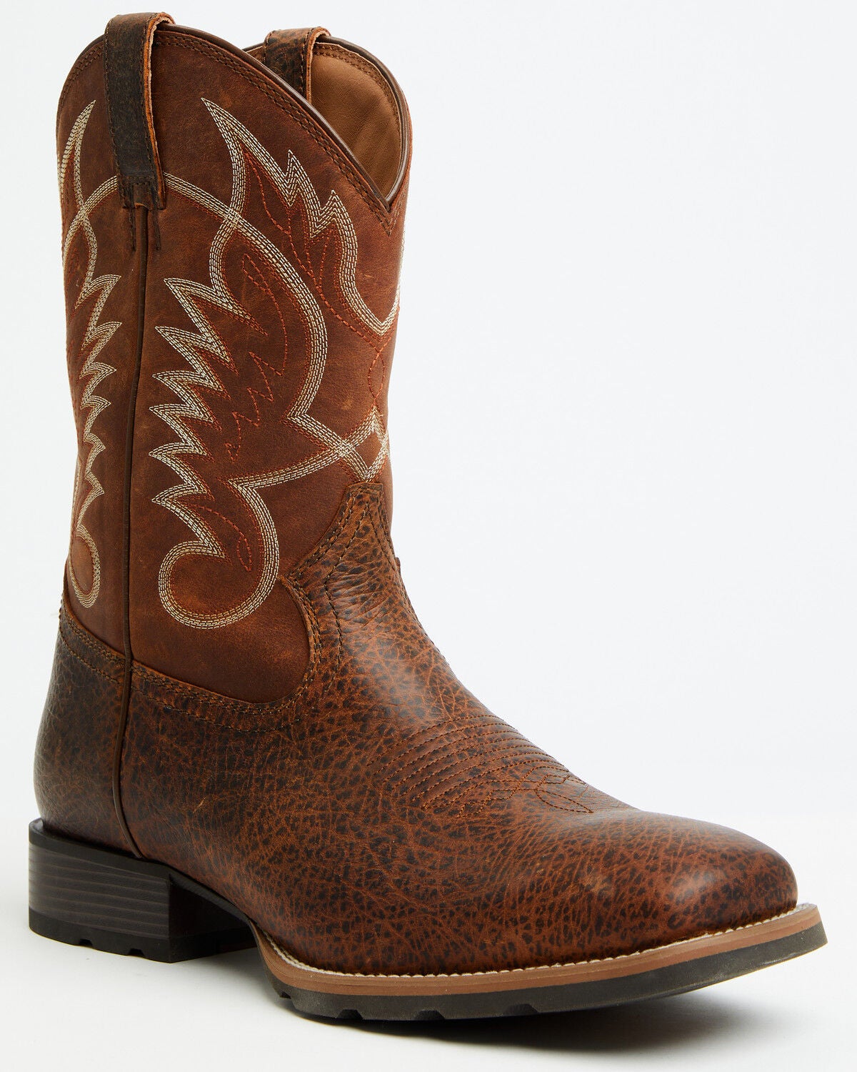 Cody James Men's Ranger Performance Western Boots - Broad Square Toe, Brown, hi-res