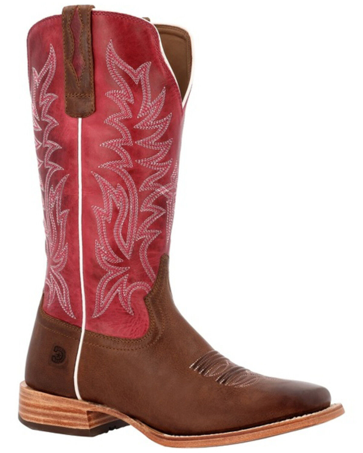 Image #1 - Durango Women's Arena Pro™ Elite Western Boots - Broad Square Toe, Red, hi-res