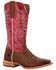 Image #1 - Durango Women's Arena Pro™ Elite Western Boots - Broad Square Toe, Red, hi-res