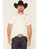 Image #2 - Cody James Men's Range Flag Short Sleeve Graphic T-Shirt, Natural, hi-res