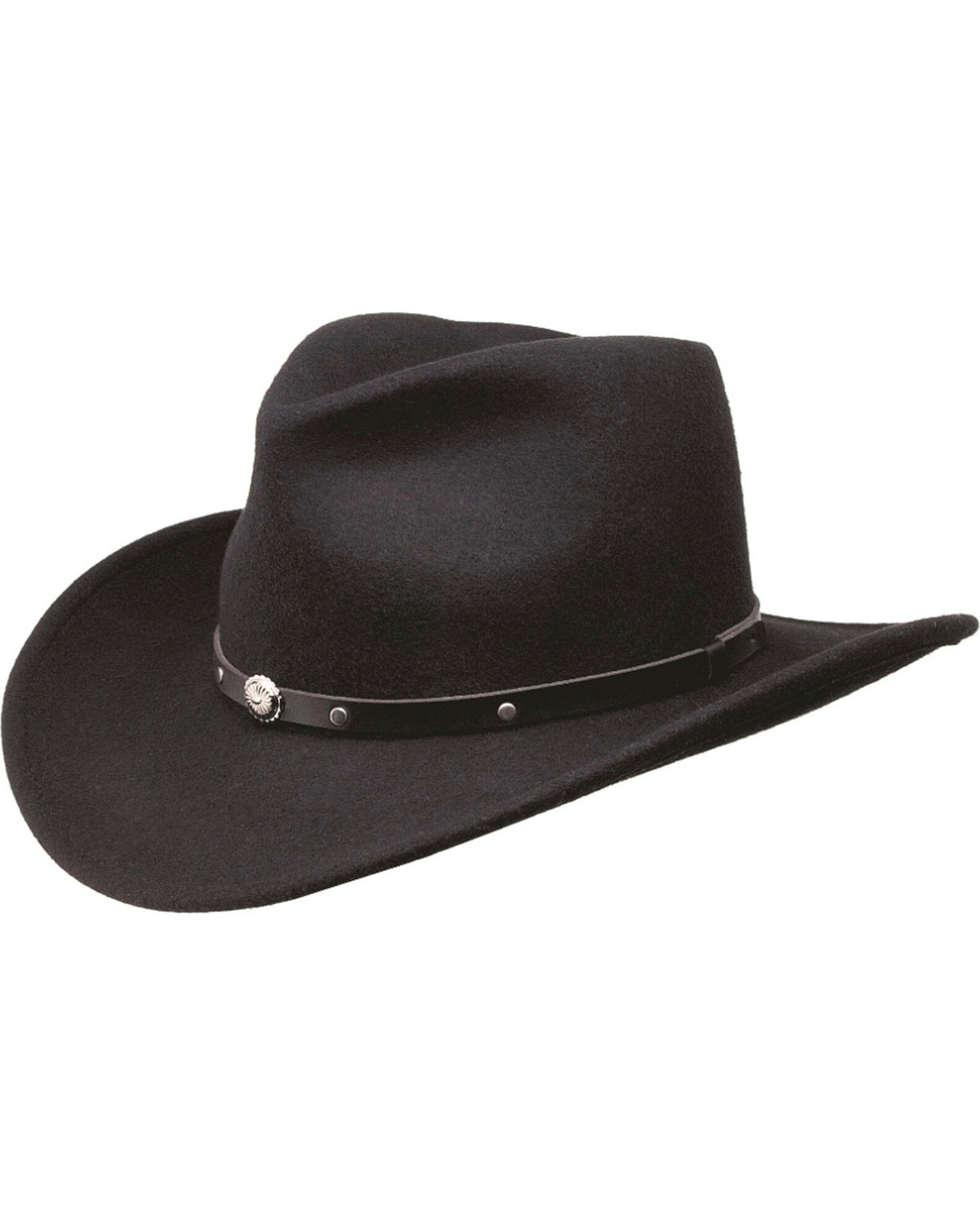 Black Creek Men's Crushable Wool Felt Hat | Boot Barn