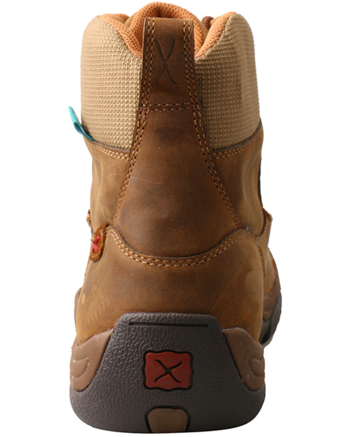 Image #4 - Twisted X Men's 6" Work Moc Hiker Boots - Composite Toe, Tan, hi-res