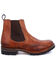 Image #2 - Bed Stu Men's Brady Trek Chelsea Ankle Boots - Round Toe, Cognac, hi-res