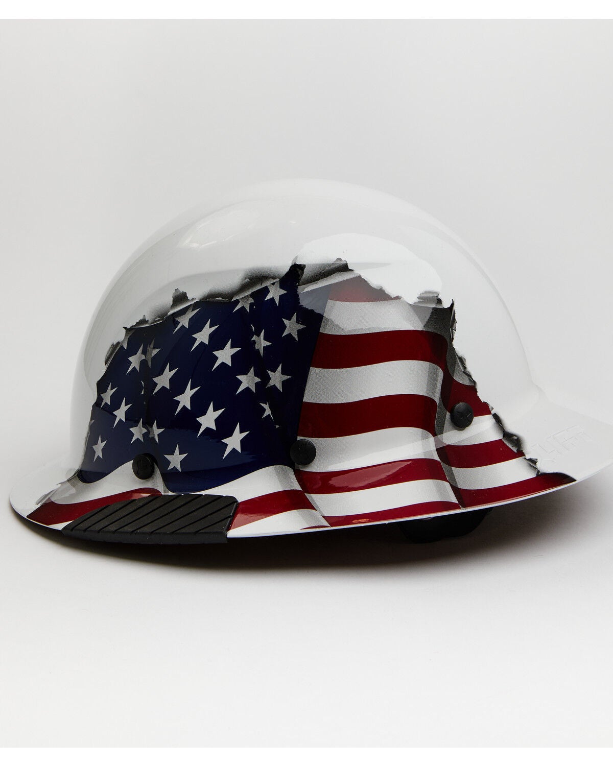 Image #3 - Lift Safety DAX American Flag Full Brim Hard Hat, Red/white/blue, hi-res
