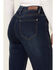 Image #4 - Rock & Roll Denim Women's Button Front Bell Bottom Jeans, , hi-res
