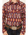 Image #3 - Cody James Boys' Sioux Falls Southwestern Print Long Sleeve Snap Western Shirt , Red, hi-res