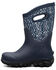 Image #3 - Bogs Boys' Classic Seamless Sparkle Dot Rubber Boots, Navy, hi-res
