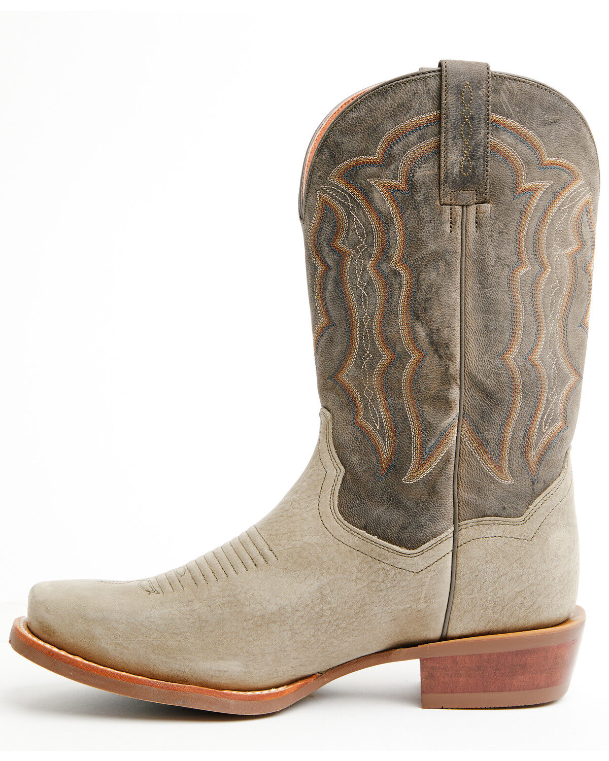 Image #3 - Dan Post Men's Creed Western Boots - Square Toe, Grey, hi-res