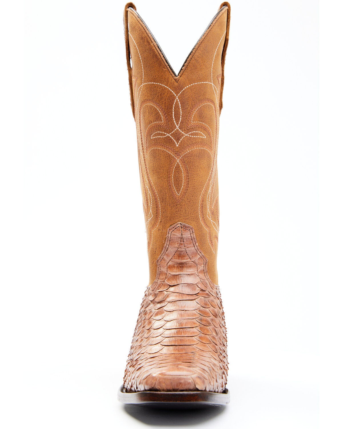 snake square toe boots