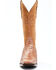 Shyanne Women's Geneva Exotic Snake Skin Western Boots - Square Toe, Tan, hi-res