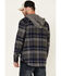 Image #5 - Hawx Men's Dark Gray Townsend Plaid Hooded Long Sleeve Flannel Work Shirt , , hi-res