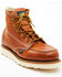 Image #1 - Thorogood Men's 6" Moc Toe Lace-Up Work Boots, Tan, hi-res
