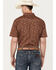 Image #4 - Cowboy Hardware Men's Roman Paisley Print Short Sleeve Western Snap Shirt, , hi-res