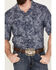 Wrangler Men's Coconut Cowboy Western Shirt, Blue, hi-res