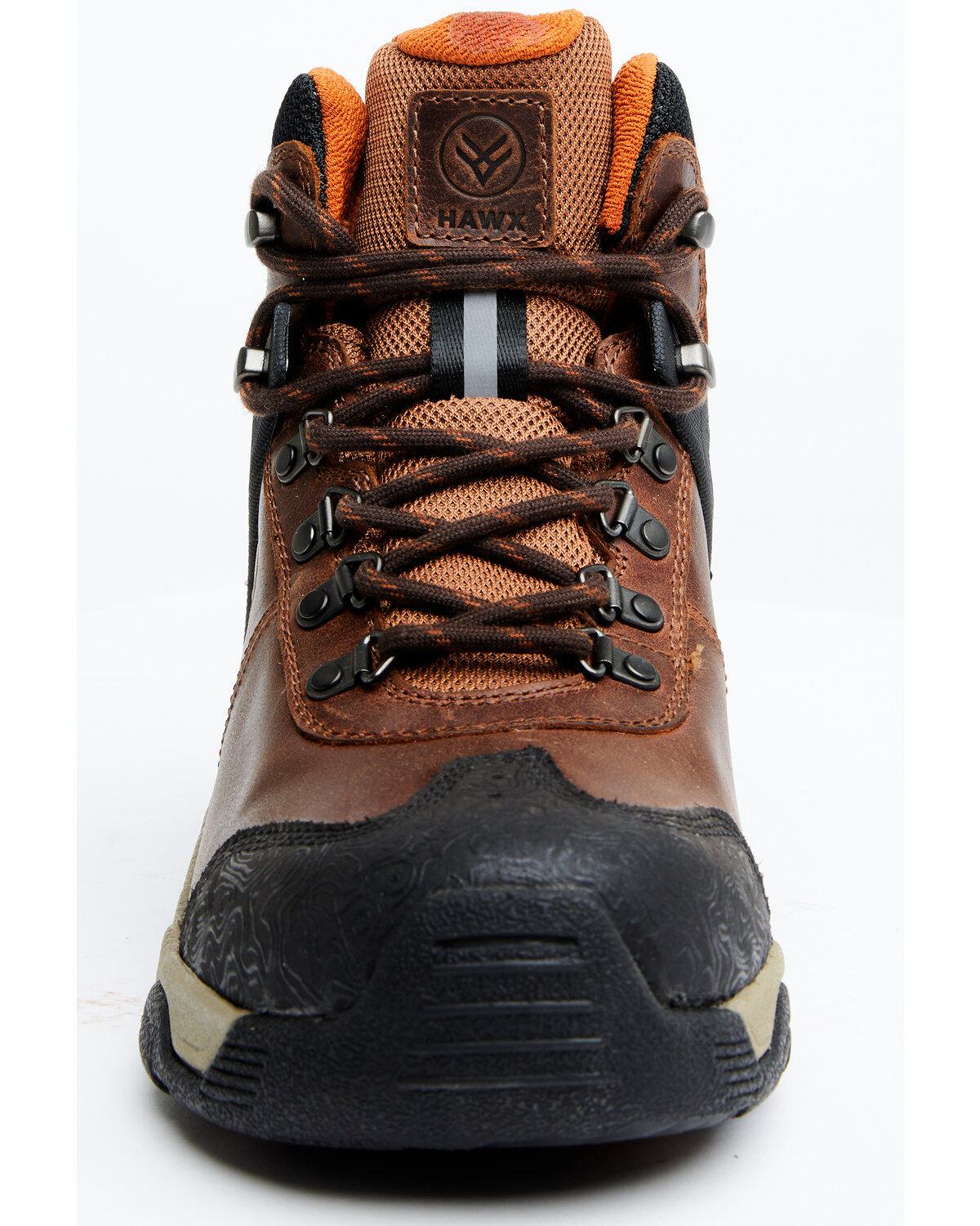 Image #4 - Hawx Men's Talon Umber Waterproof Lace-Up Work Boot - Soft Toe, Dark Brown, hi-res