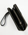 Idyllwind Women's Laredo Hair-on Cowhide Wristlet Wallet, Black, hi-res