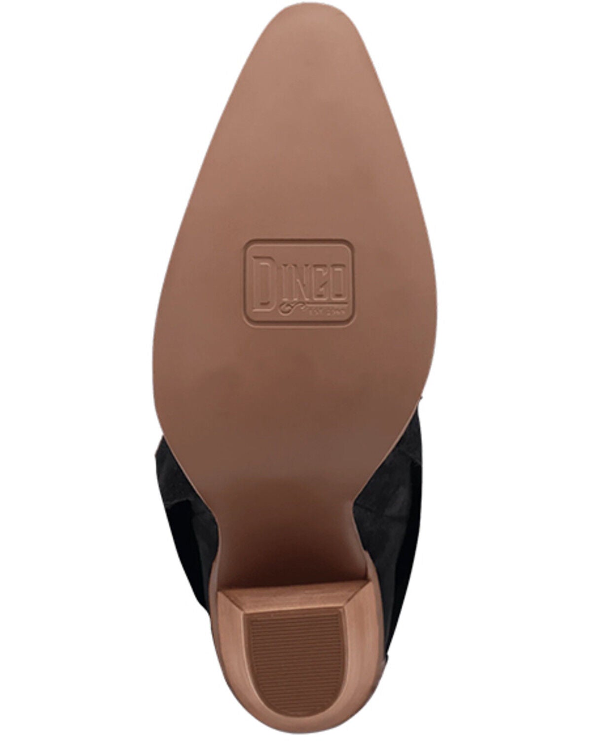 Image #7 - Dingo Women's Buckle Bunny Tall Western Boots - Round Toe, Black, hi-res