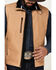 Image #3 - Cowboy Hardware Men's Buckskin Woodsman Tech Vest, Tan, hi-res