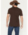 Image #4 - Cody James Men's USA Steerehead Short Sleeve Graphic T-Shirt, Dark Brown, hi-res