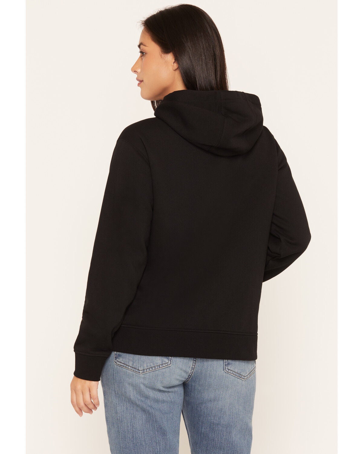 Image #4 - Carhartt Women's Marquette Varsity Graphic Hoodie, Black, hi-res