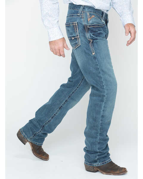 Ariat Men's M5 Gulch Straight Leg Jeans , Med Wash, hi-res