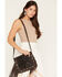 Image #1 - Shyanne Women's Briarwood Fringe Tooled Crossbody Bag, Brown, hi-res
