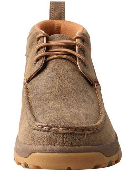Image #5 - Twisted X Men's CellStretch Driving Shoes - Moc Toe, Brown, hi-res