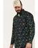 Image #2 - Ariat Men's Beckett All-Over Desert Print Button-Down Western Shirt, Navy, hi-res