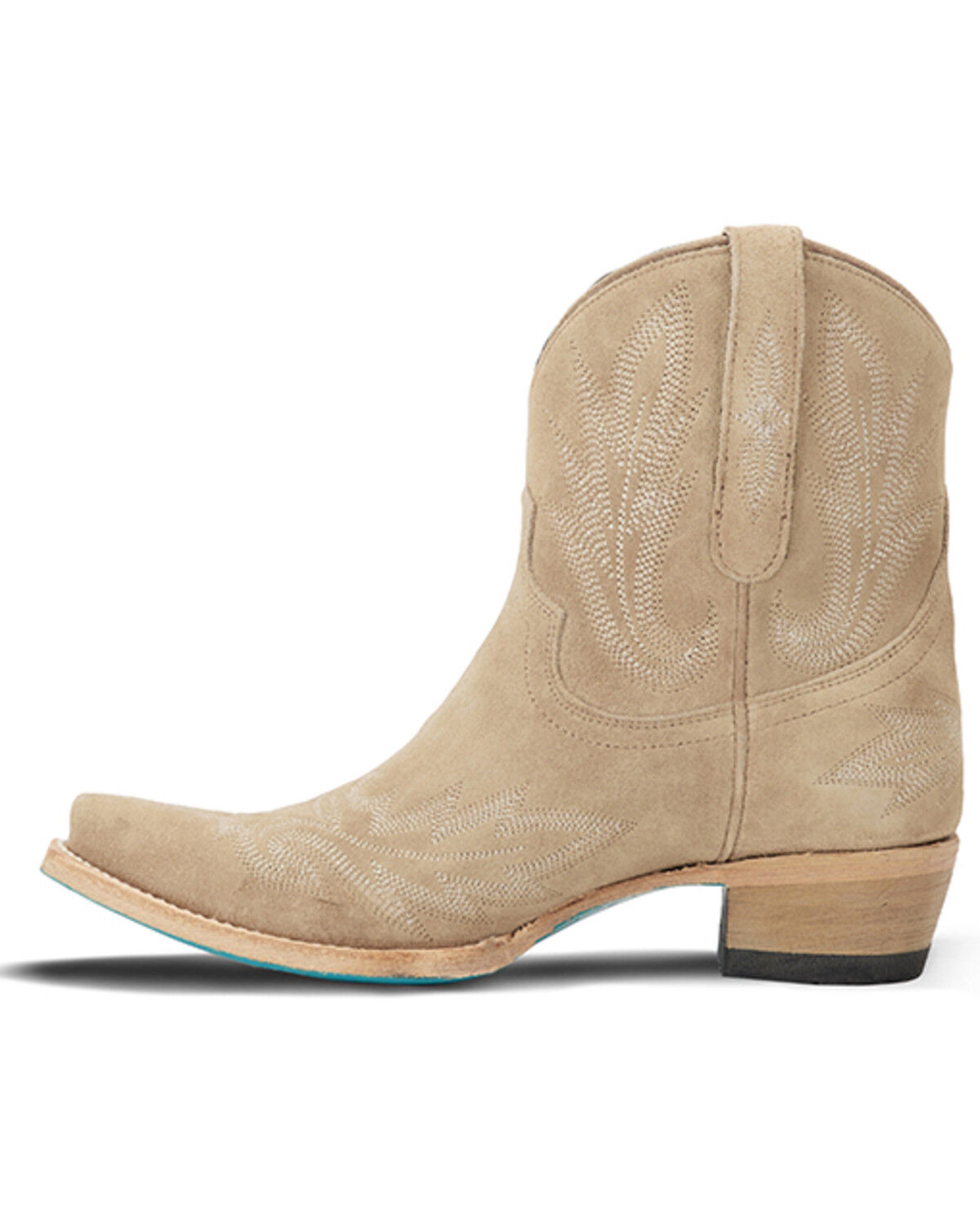 Image #3 - Lane Women's Lexington Western Booties - Snip Toe, Coffee, hi-res