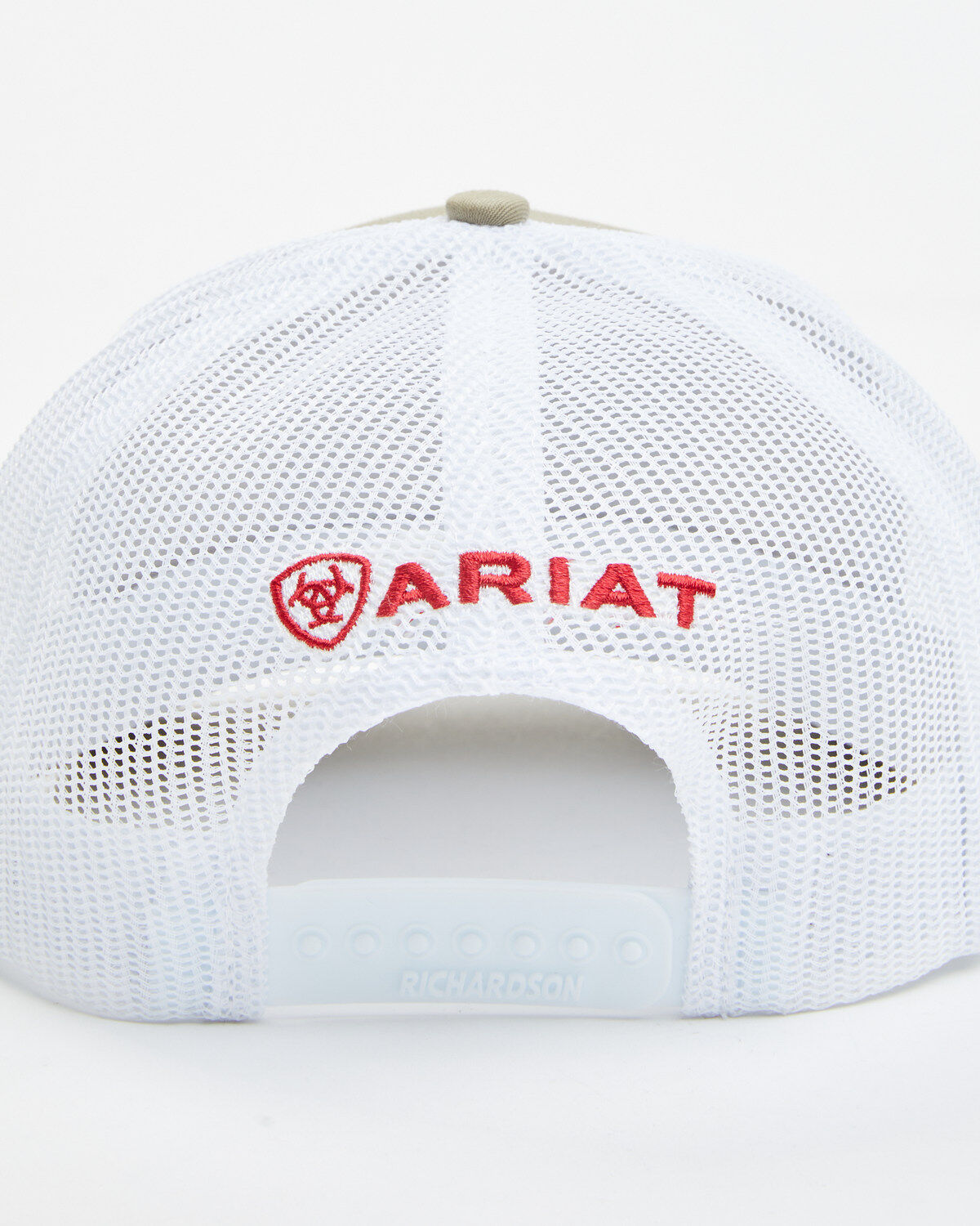Image #3 - Ariat Men's Oil Rig Flag Patch Ball Cap, Tan, hi-res