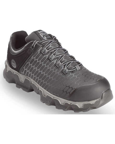 Timberland Men's Powertrain Sport EH Work Shoes - Alloy Toe , Black, hi-res