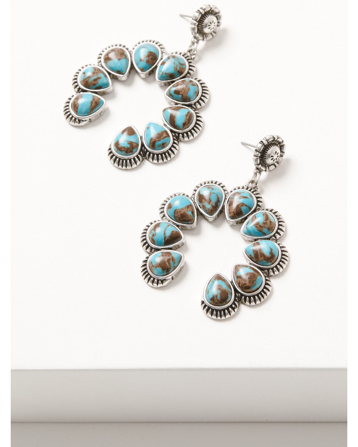 Idyllwind Women's Squash Blossom Earrings, Silver, hi-res