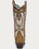 Image #4 - Corral Women's Honey Horseshoe Overlay Western Boots - Snip Toe, Honey, hi-res