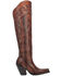 Image #2 - Dan Post Women's Seductress Western Boots - Snip Toe, Brown, hi-res